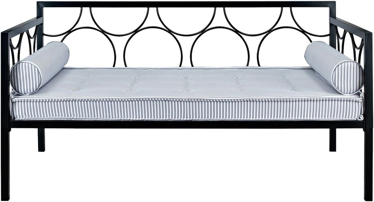 White Metal Daybed Frame Sofa Bed Twin Size K64726