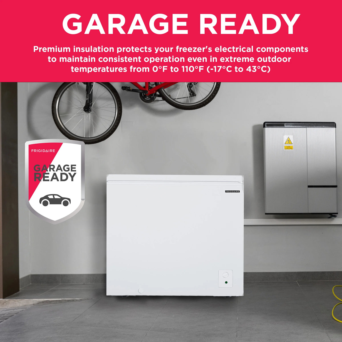 7.0 Cu. ft. White Chest Freezer V108