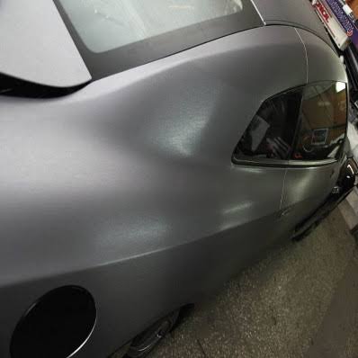 Brushed Gunmetal Aluminium Car Vinyl Wrap Film 152cm x 100cm Silver Brushed Aluminium O77123