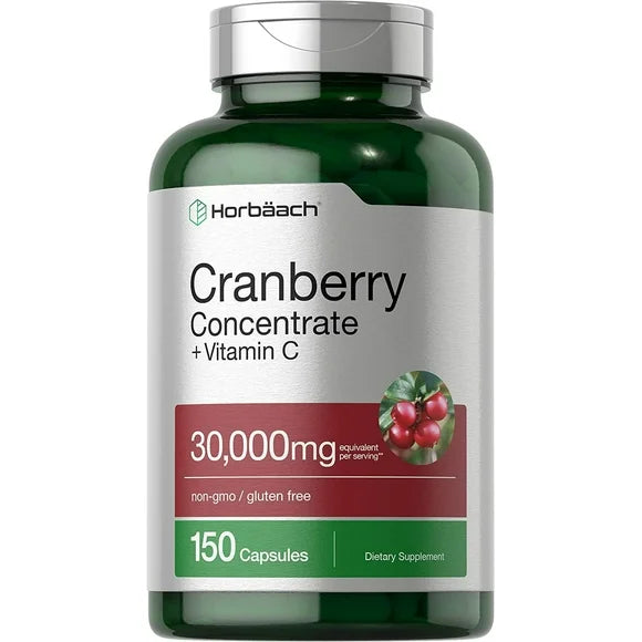 Cranberry Vitamin C Capsules 120 Count D225554
