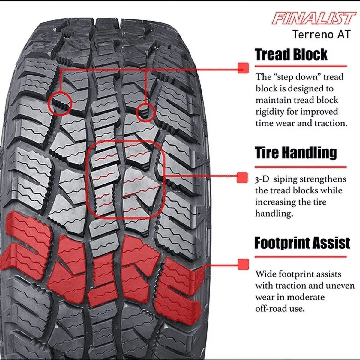 All Season All Terrain Tire 275/65R18 W2697