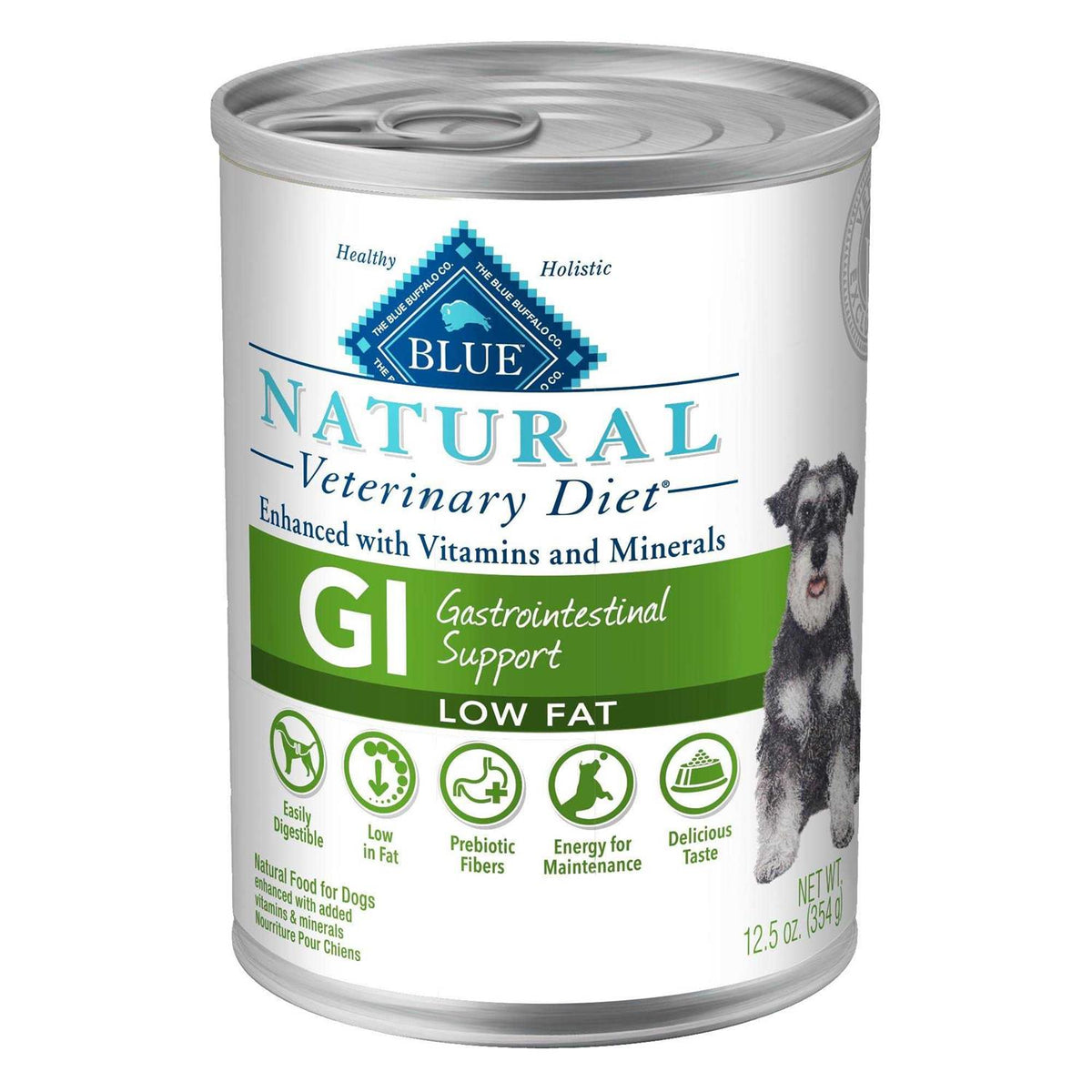 Natural Veterinary Diet GI Gastrointestinal Support Low Fat Dry Dog Food E82094