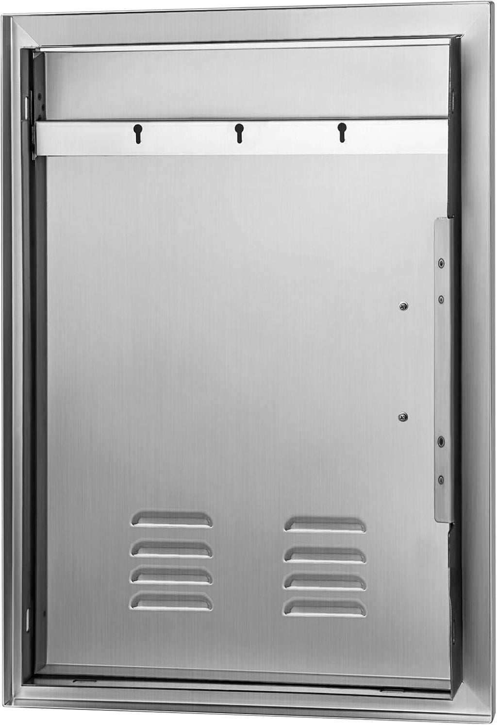 17 x 24 Inch Stainless Steel BBQ Access Door with Vents T950481