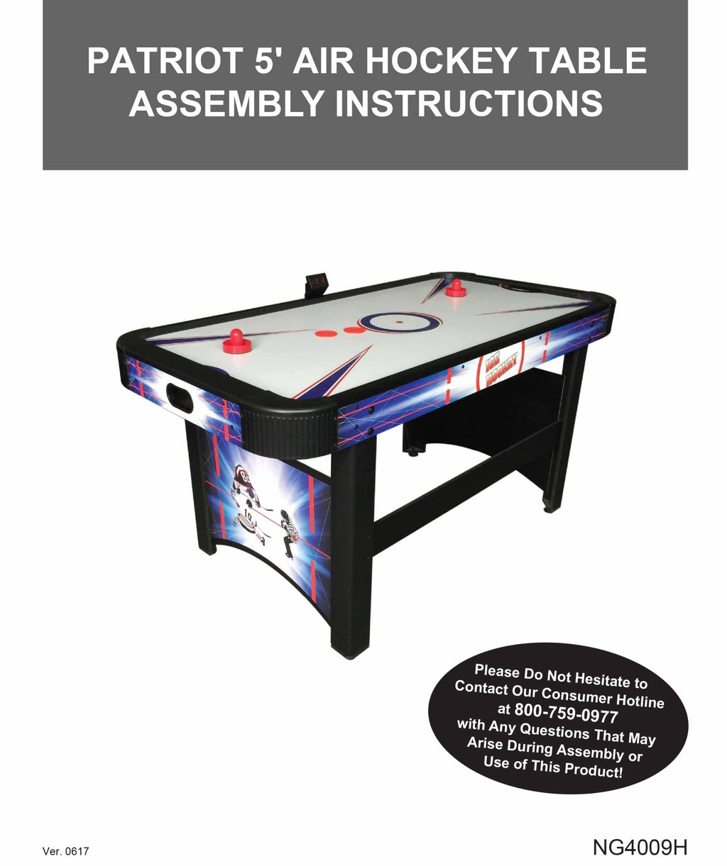 4 ft. Air Hockey Table U77334