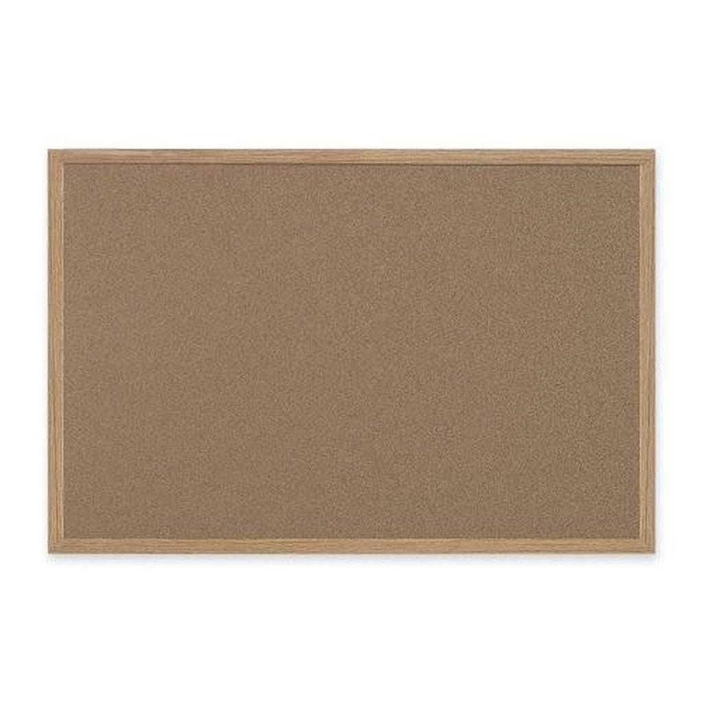 Natural Oak Frame Cork Bulletin Board I365