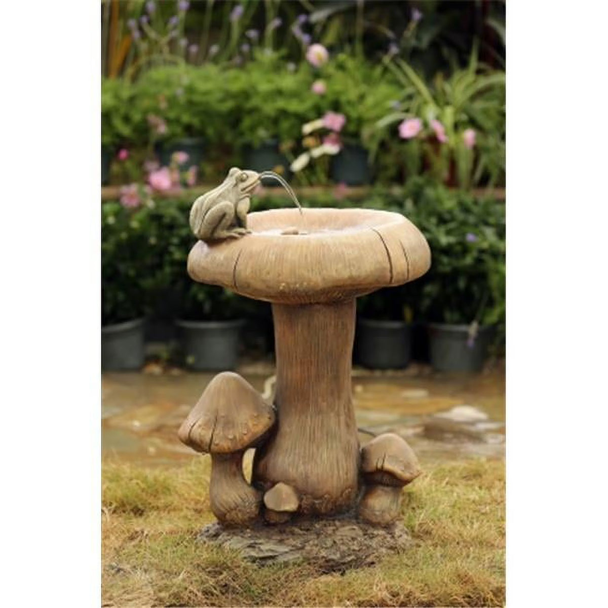 Mushroom and Frog Water Fountain I490147