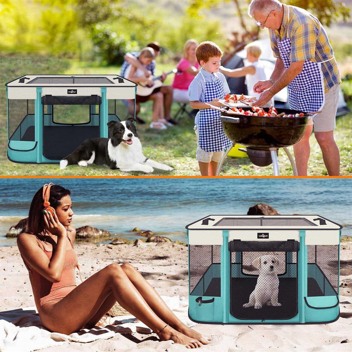 Foldable Waterproof Pet Playpen K7767