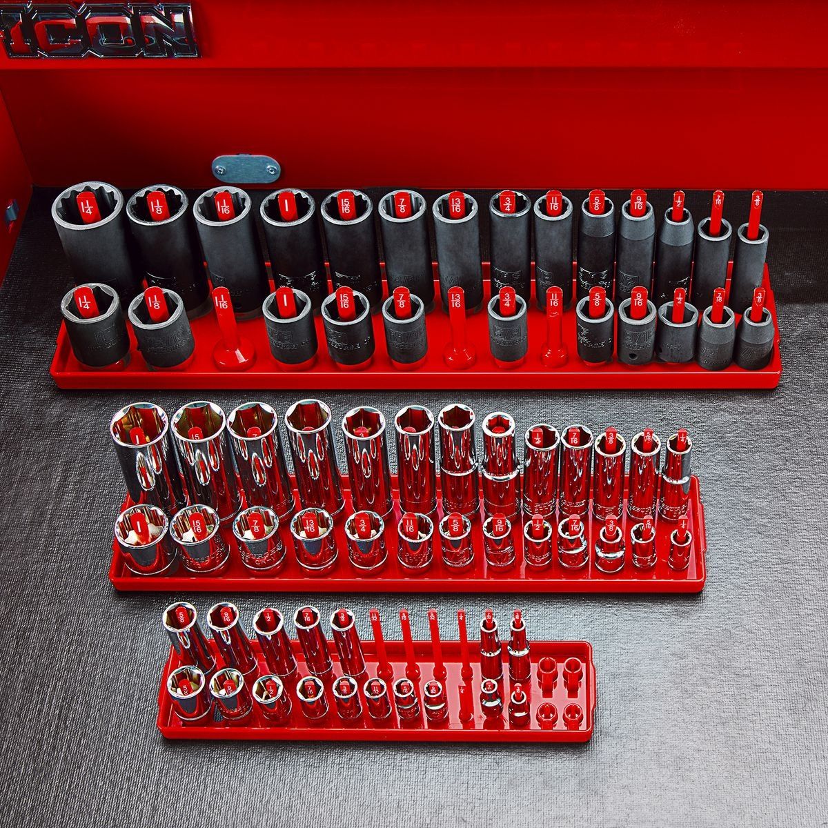 3 Piece Blue Socket Tray X42683