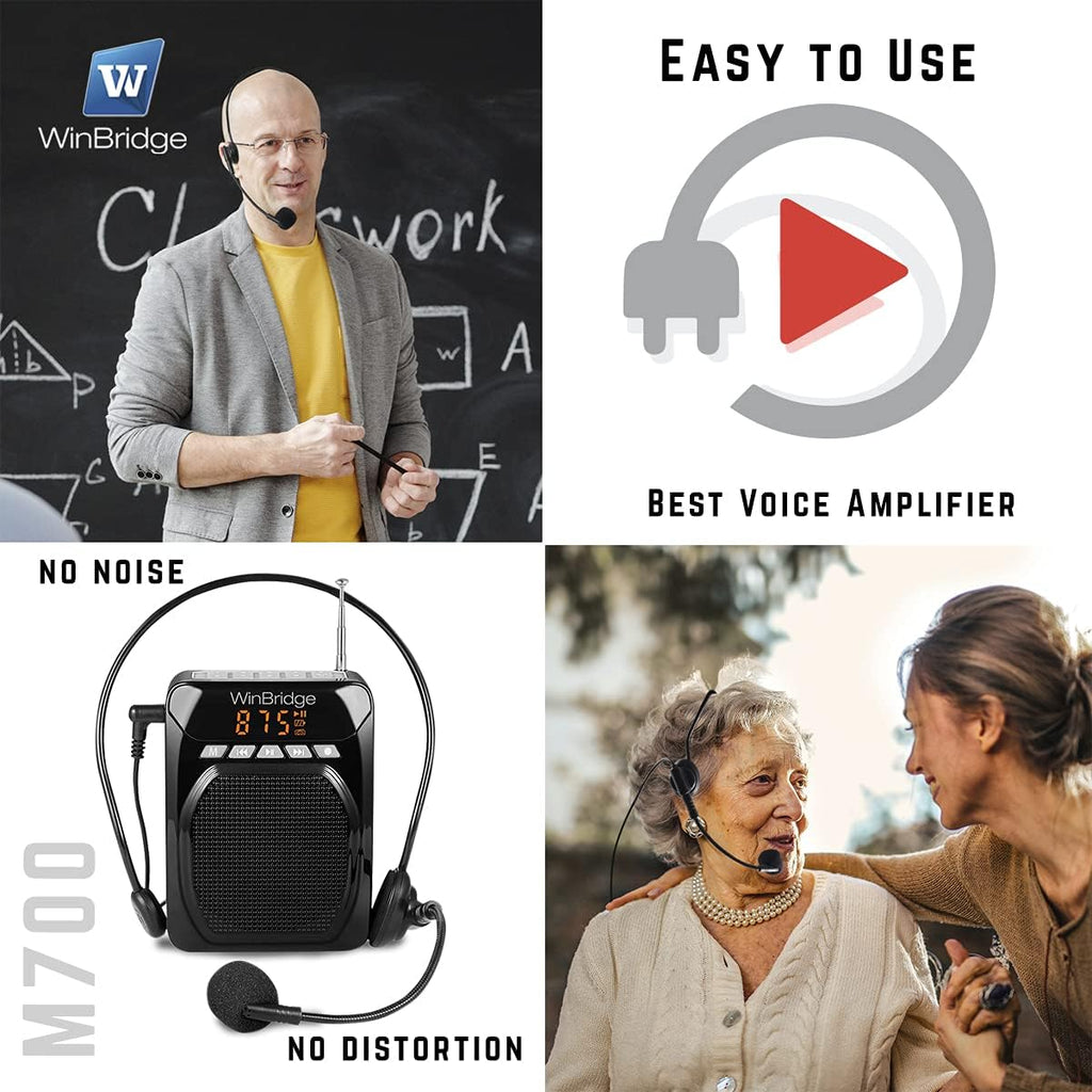 15W Voice Amplifier with Lavalier Microphone and Headset Microphone D229635