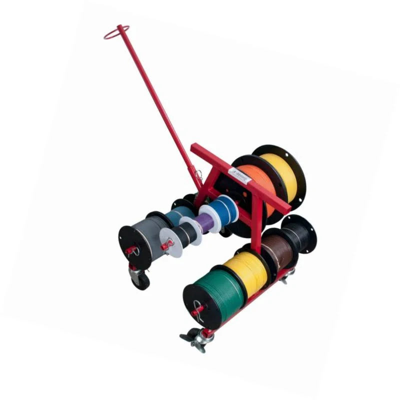 6 Spindle Portable Wire Caddy X6277