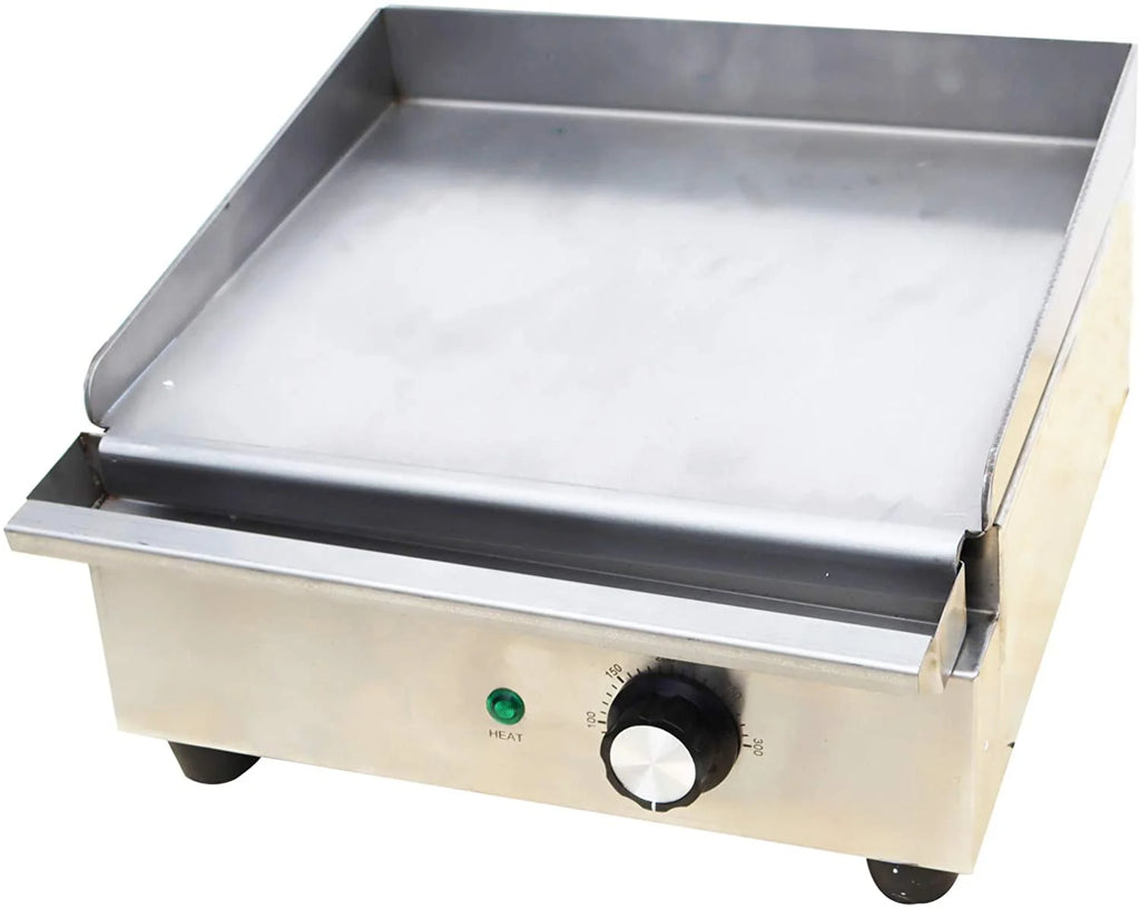 Electric Countertop Griddle Commercial Flat Grill Stainless Steel 110V G820977