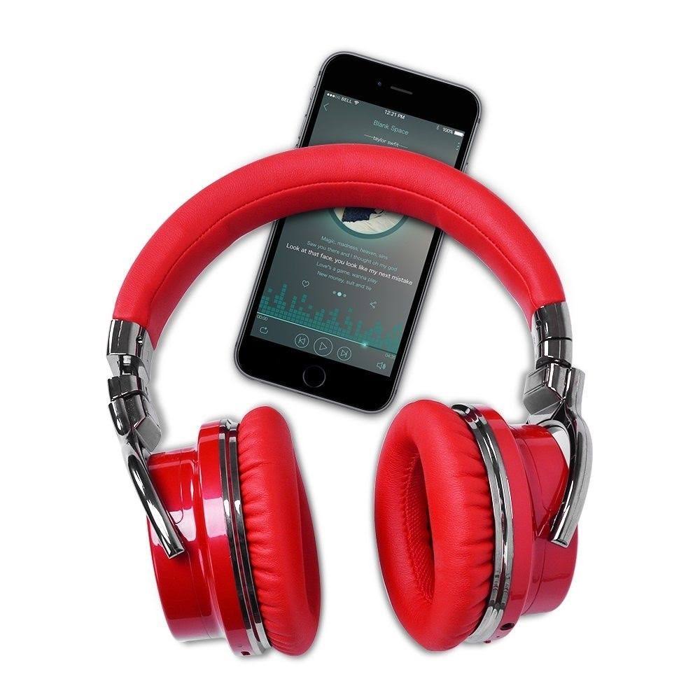 Red Active Noise Cancelling Wireless Bluetooth Headphones P422498