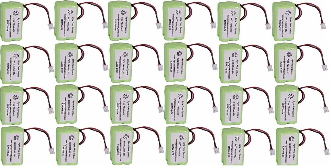 4.8v 700mAh Rechargeable Replacement Battery (24 Pack) P785130