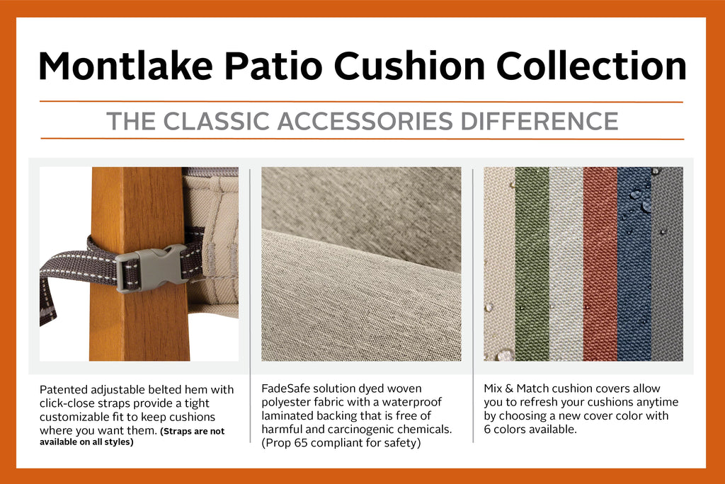 Square Patio Dining Seat Cushion B801