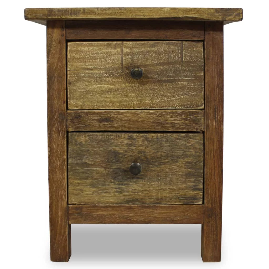 Solid Reclaimed Wood Nightstand X551978