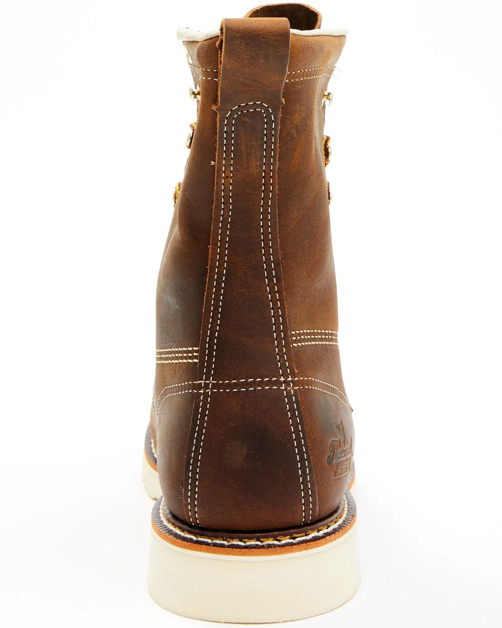 Brown 8" Wedge Work Boots I9397