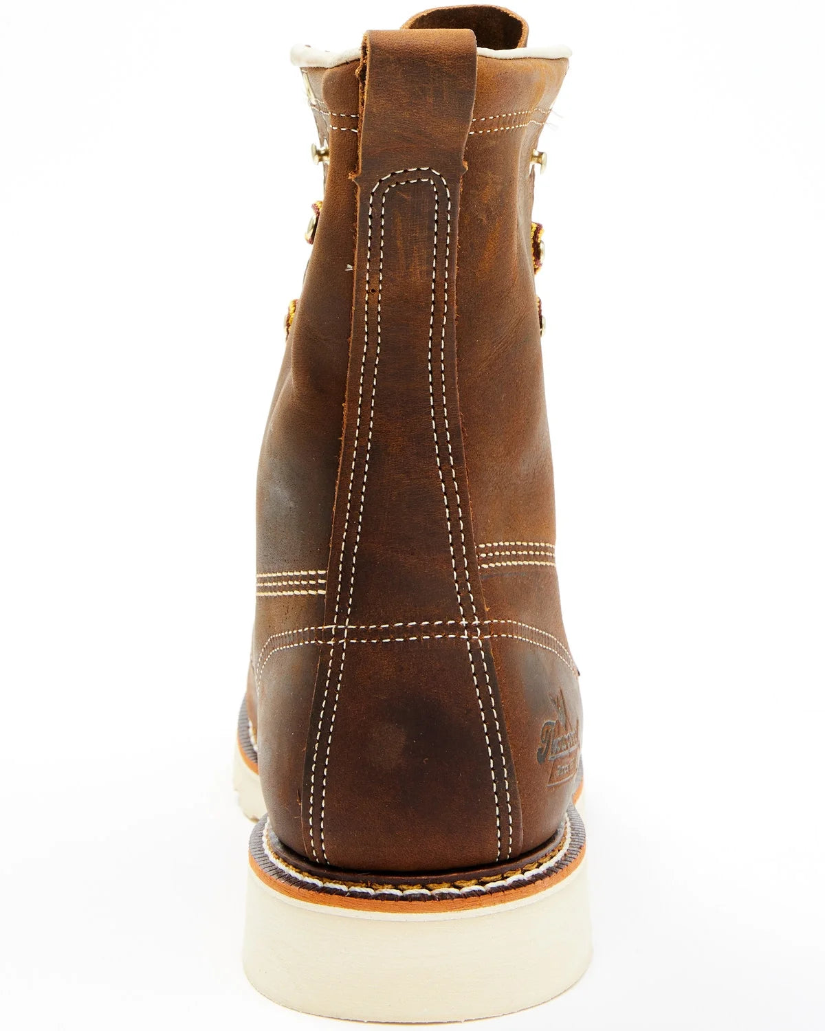 Brown 8" Wedge Work Boots I9397