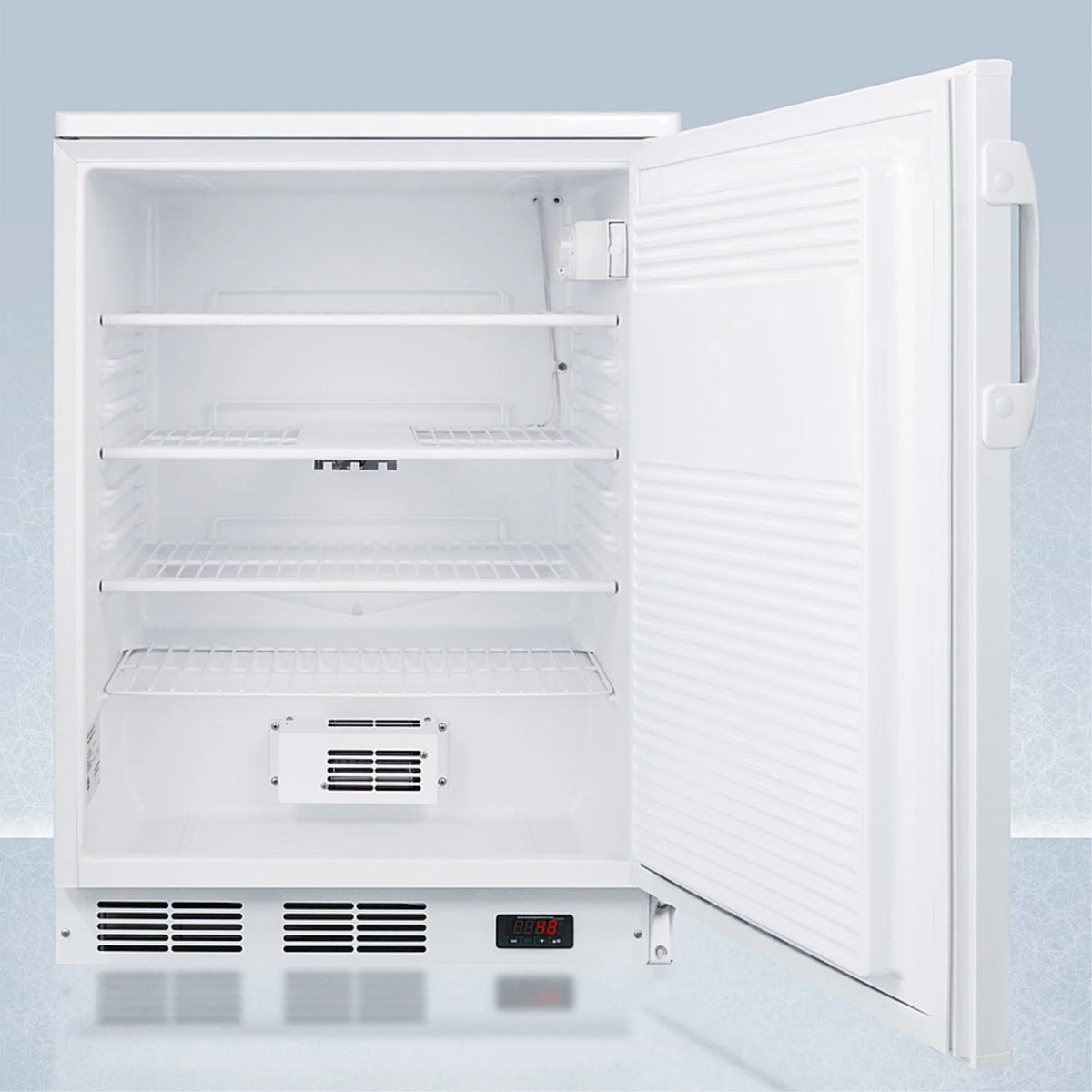 24" Wide Auto Defrost Commercial All-Refrigerator with Lock Y3364