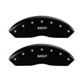 Black Powder Coat Engraved Caliper Cover, Set of 4 Q74900
