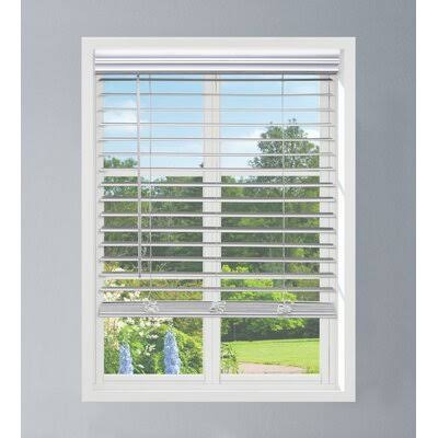 Cordless Faux Wood Blinds 48W x 72L H544