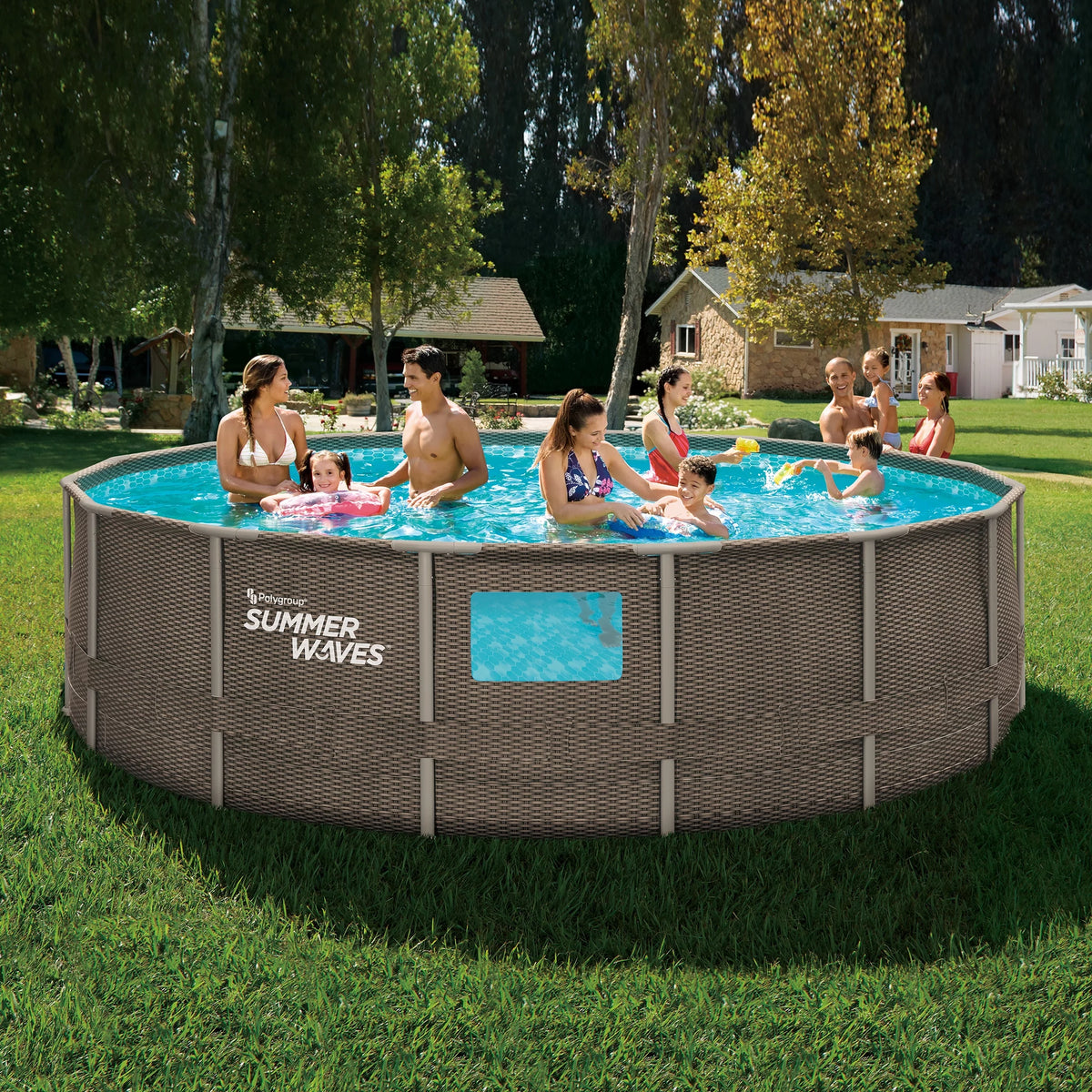 16 ft Round Frame Pool W5426