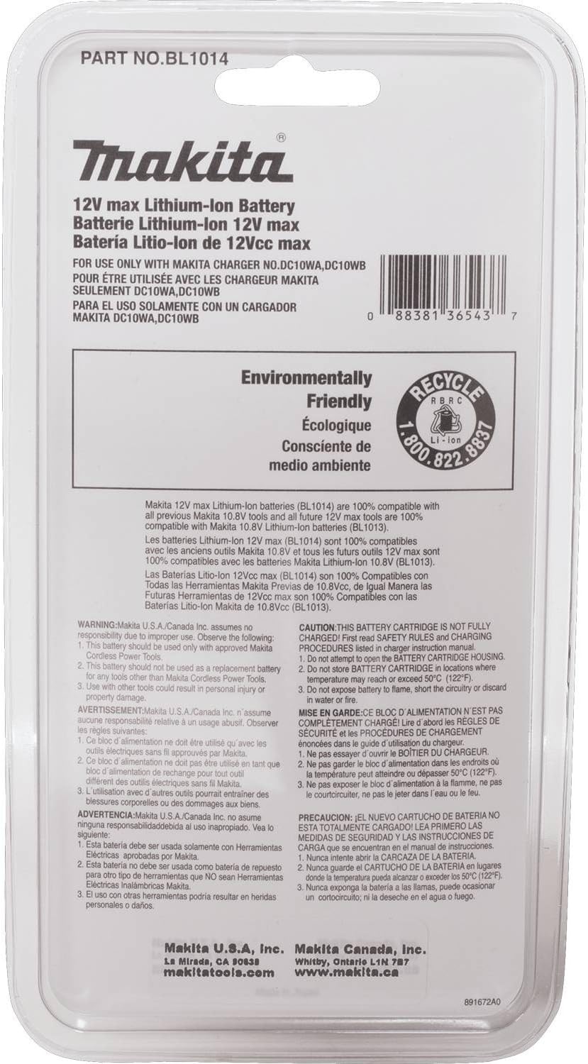 12V Max Lithium-Ion Battery C666172