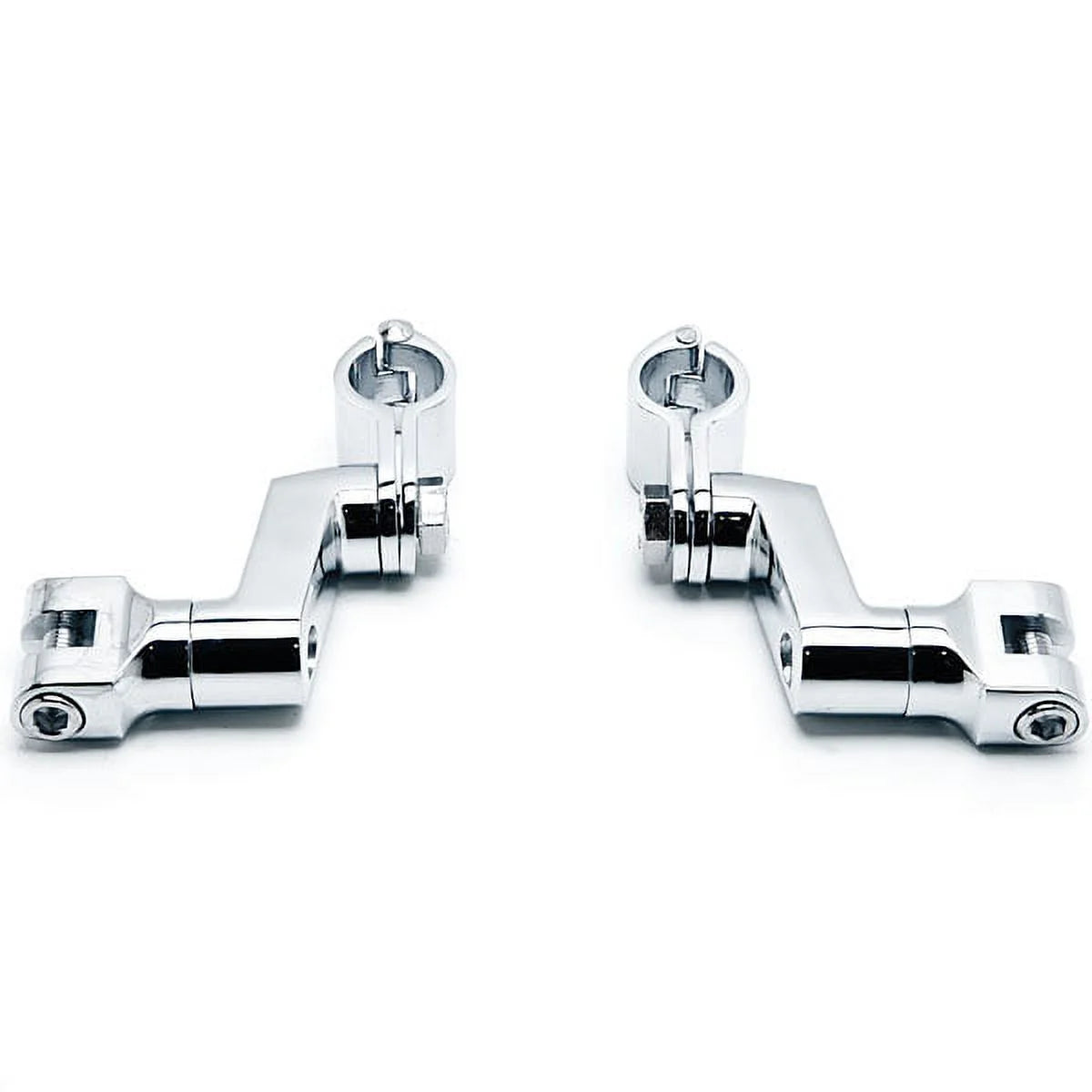 Chrome Engine Guard Foot Peg Clamps L794768