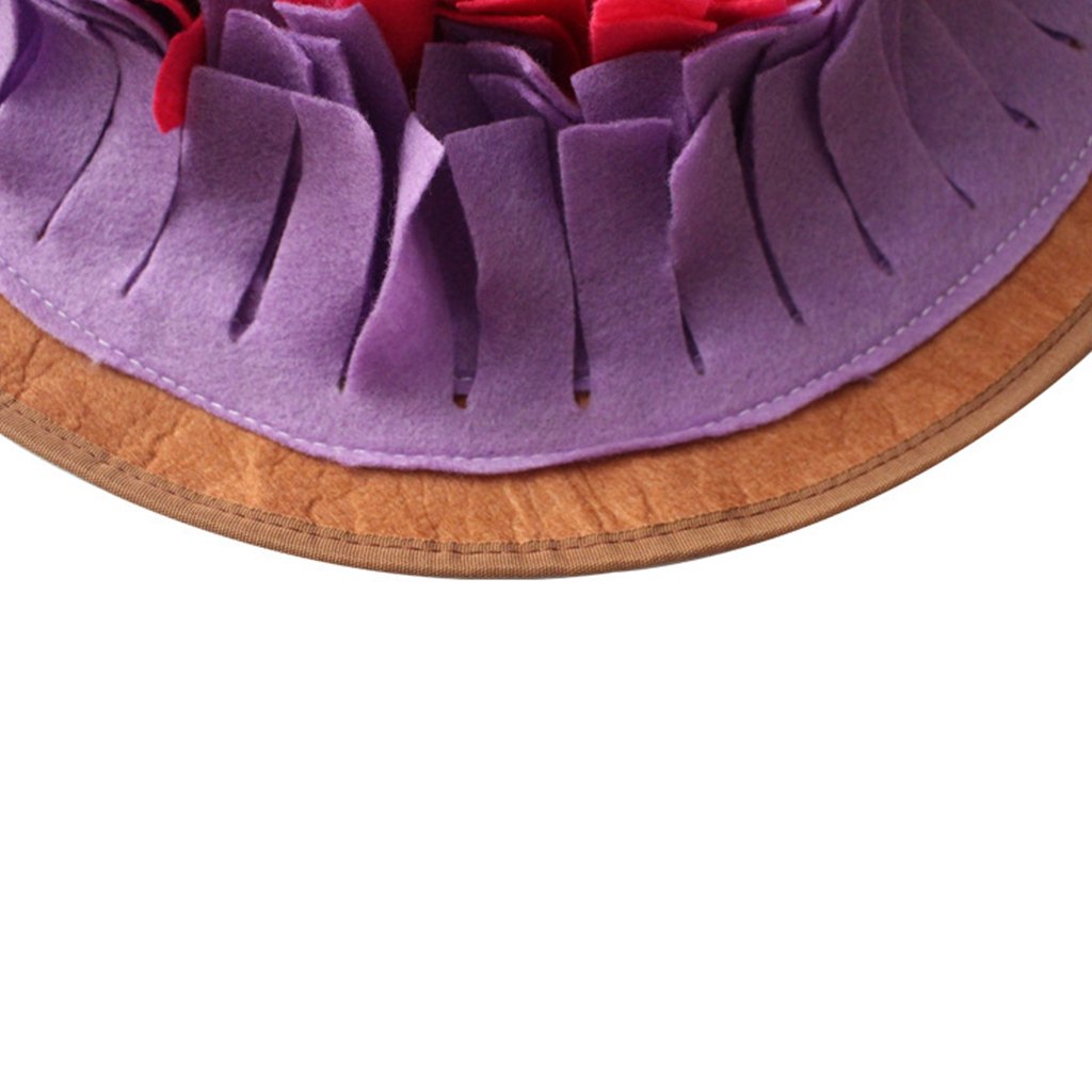 Round Snuffle Mat for Dogs Feeding Pad Interactive Puzzle Toy H491