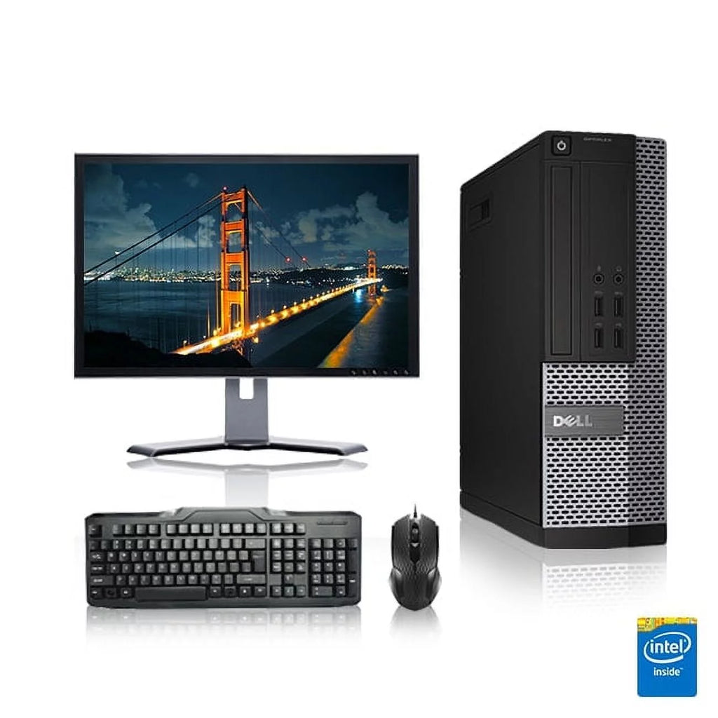 Refurbished Desktop Computer Tower PC with 19" Monitor, Keyboard & Mouse R37187