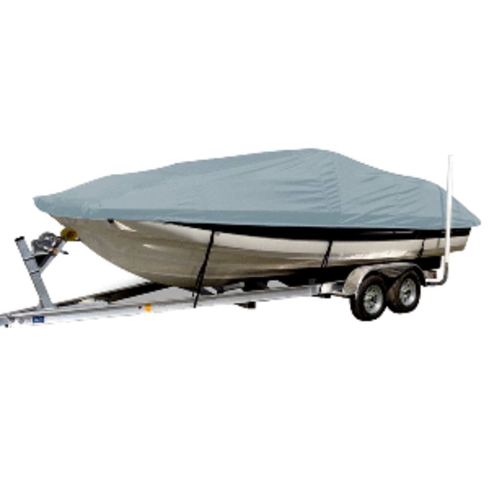 Grey Boat Cover for 19.5 Sterndrive Deck Boats M140