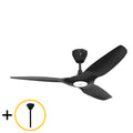 Black Outdoor Ceiling Fan with Downrod U16115