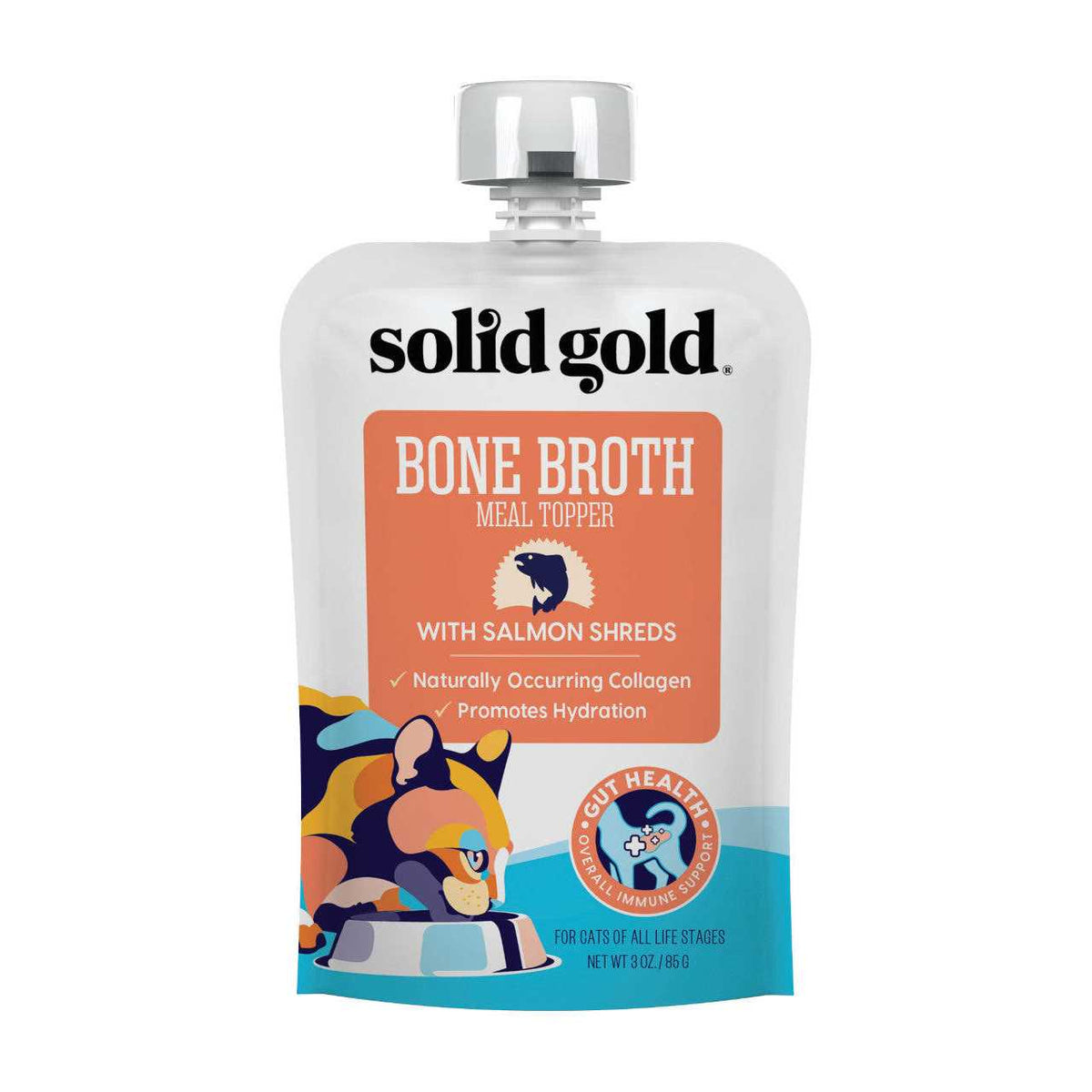 Solid Gold Bone Broth Shreds Meal Topper Y5323