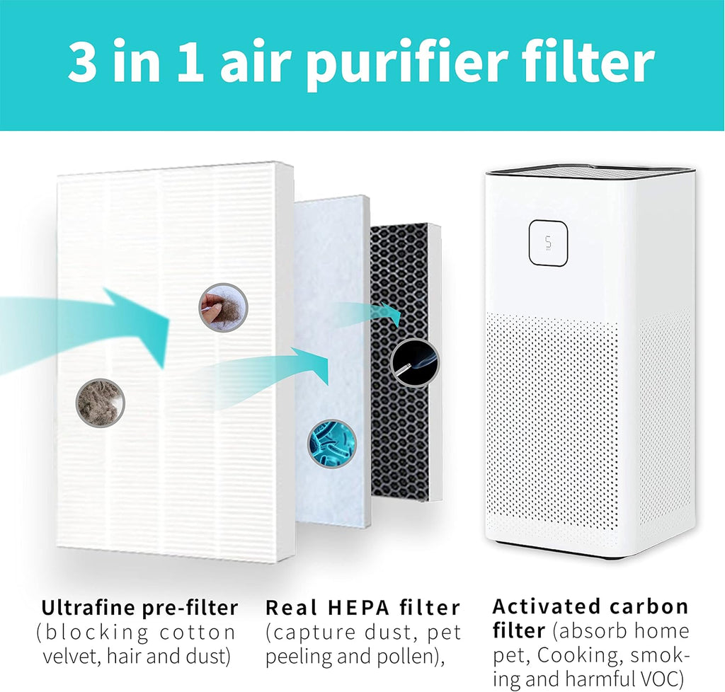 H13 HEPA Replacement Filter Pack of 2 P17970