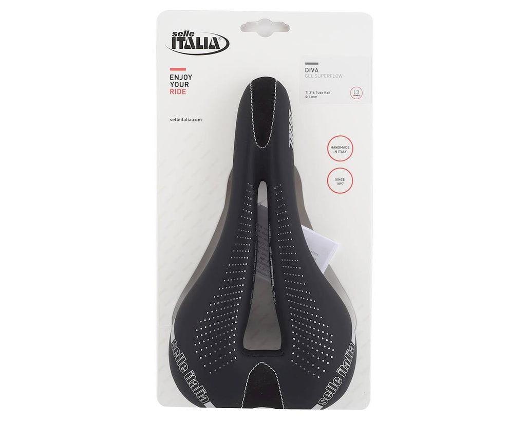 Black Gel Superflow Saddle K939