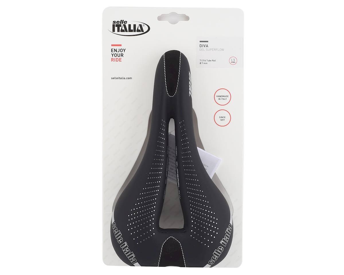 Black Gel Superflow Saddle K939