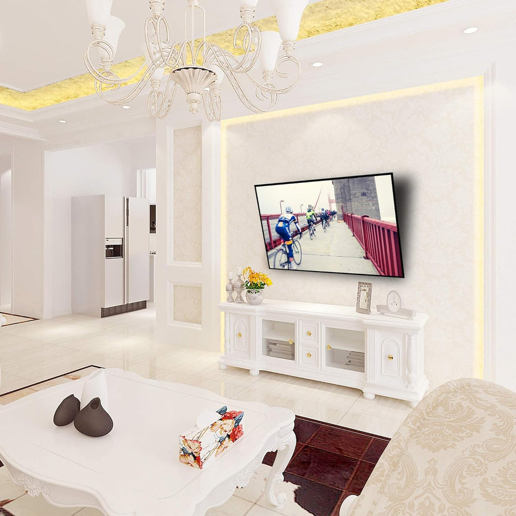 Full Motion TV Wall Mount for 37-75 Inch LED Flat Curved TVs, Max VESA 600x400mm, Holds 121 LBS, Pack of 2 A770