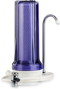 Countertop Drinking Water Filtration System with Carbon Filter, 2.5 x 10, Clear R4645