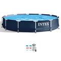 Metal Frame Above Ground Swimming Pool with Pump V82969