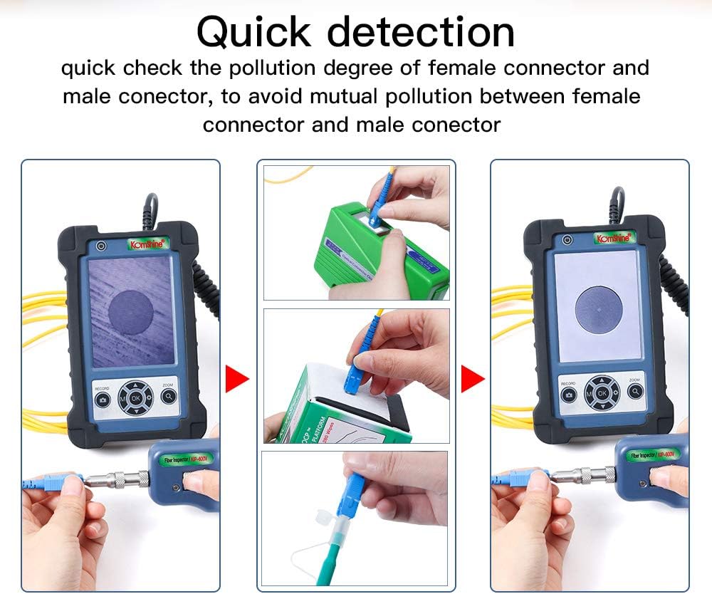 400x Fiber Optic Inspection Probe and Display Q75444