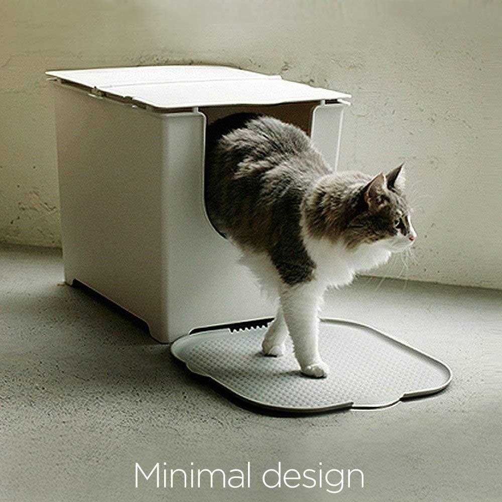 Flip Litter Box with Scoop and Reusable Liner Q38045