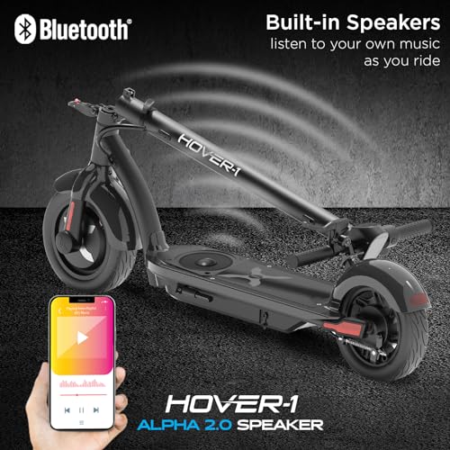 Foldable Electric Scooter with 450W Brushless Motor, 18 mph Max Speed, 10" Air-Filled Tires and 12 Mile Range T11624