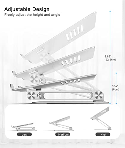 Adjustable Aluminum Laptop Stand V461