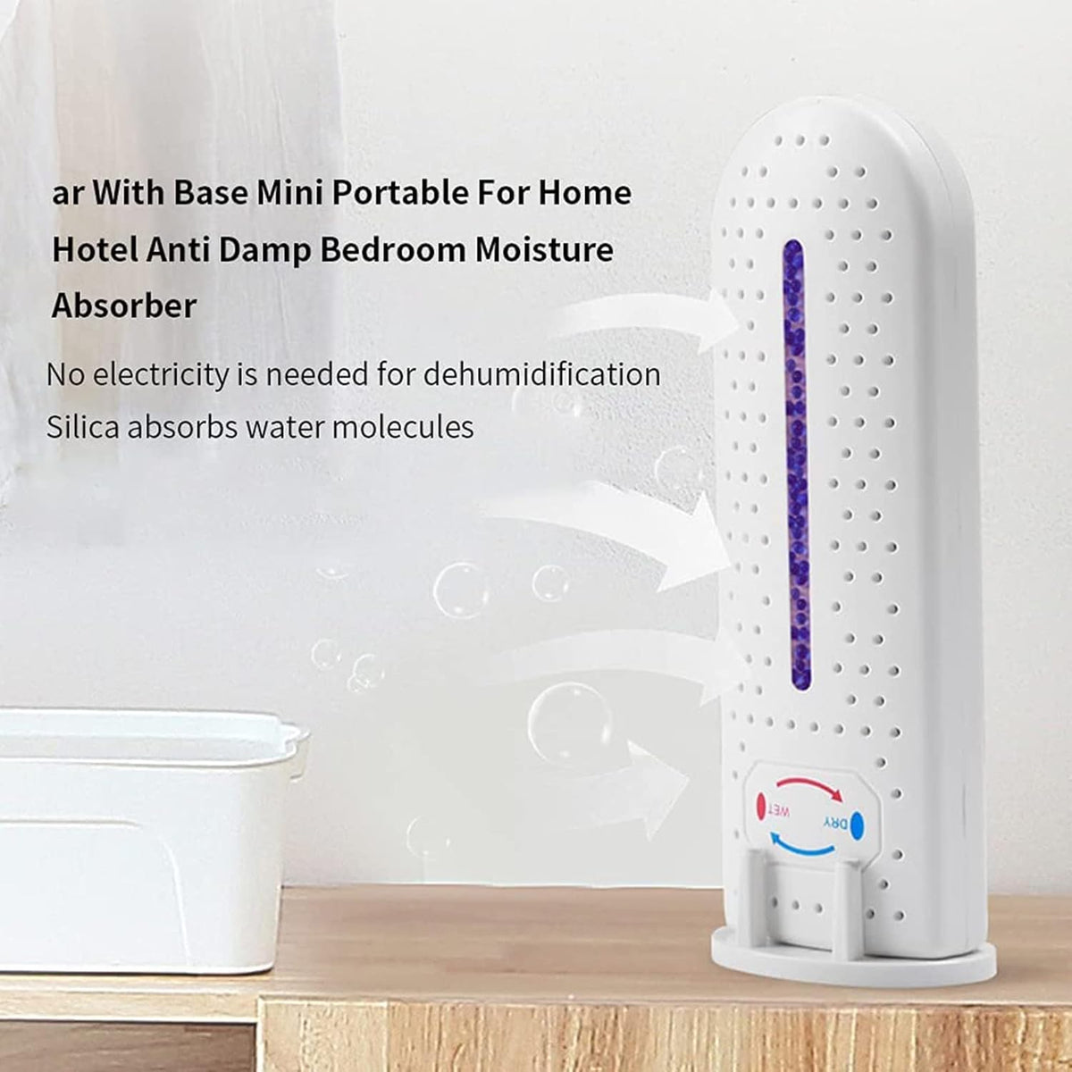 Wireless Mini Cordless Rechargeable Dehumidifier M437