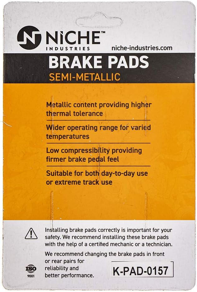 Semi-Metallic Brake Pad Set Pack of 2 Y84052