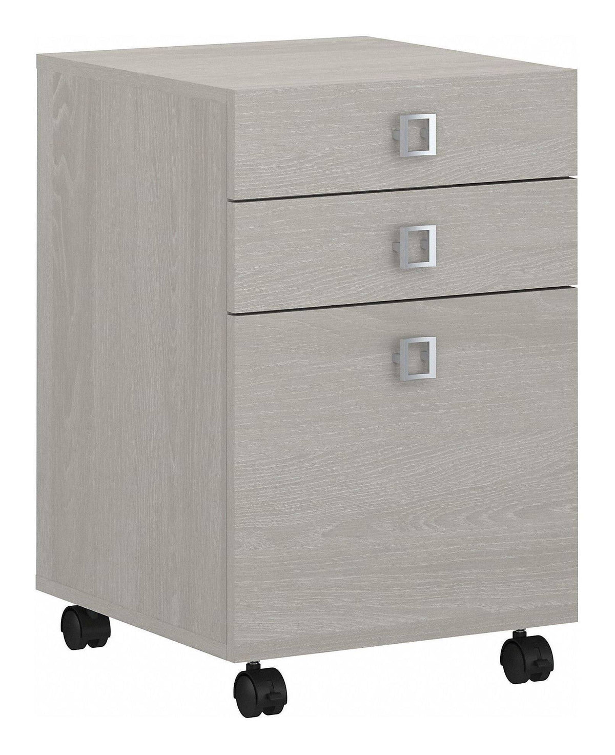 3 Drawer Mobile File Cabinet, Gray Sand C143