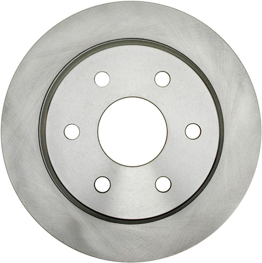 Silver Rear Disc Brake Rotor Pack of 2 N6838