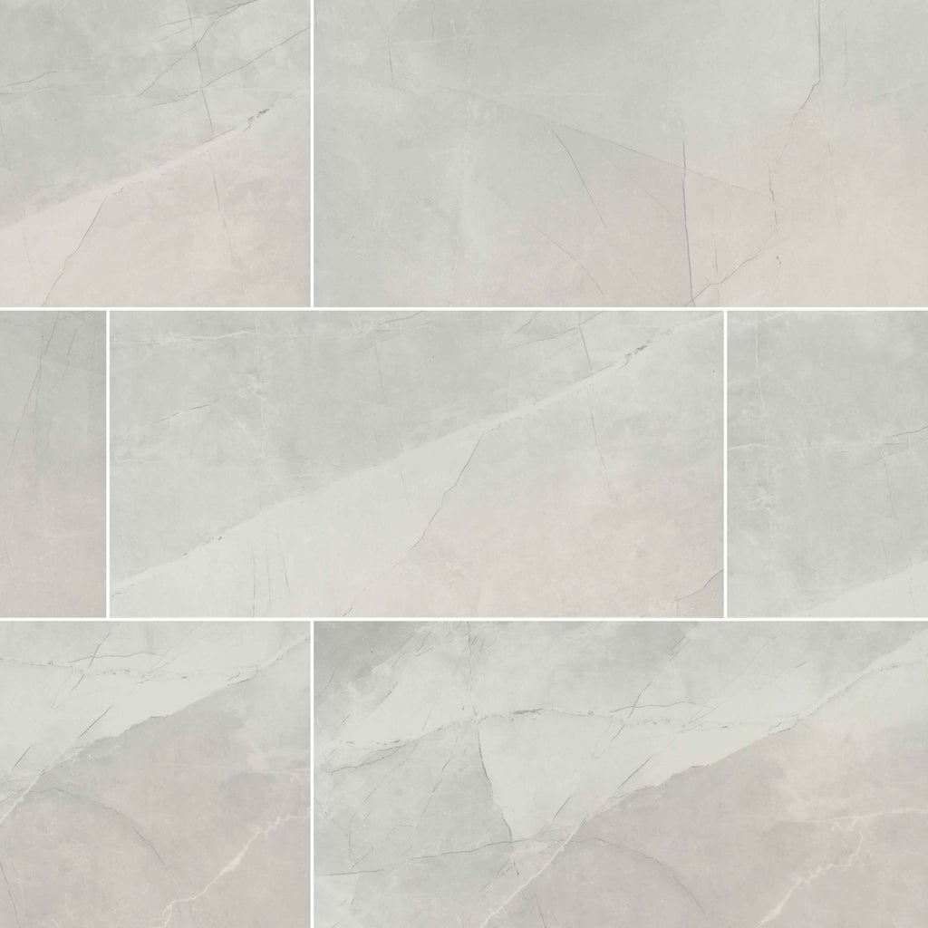 Ivory 12 X 24 Polished Porcelain Tile W999