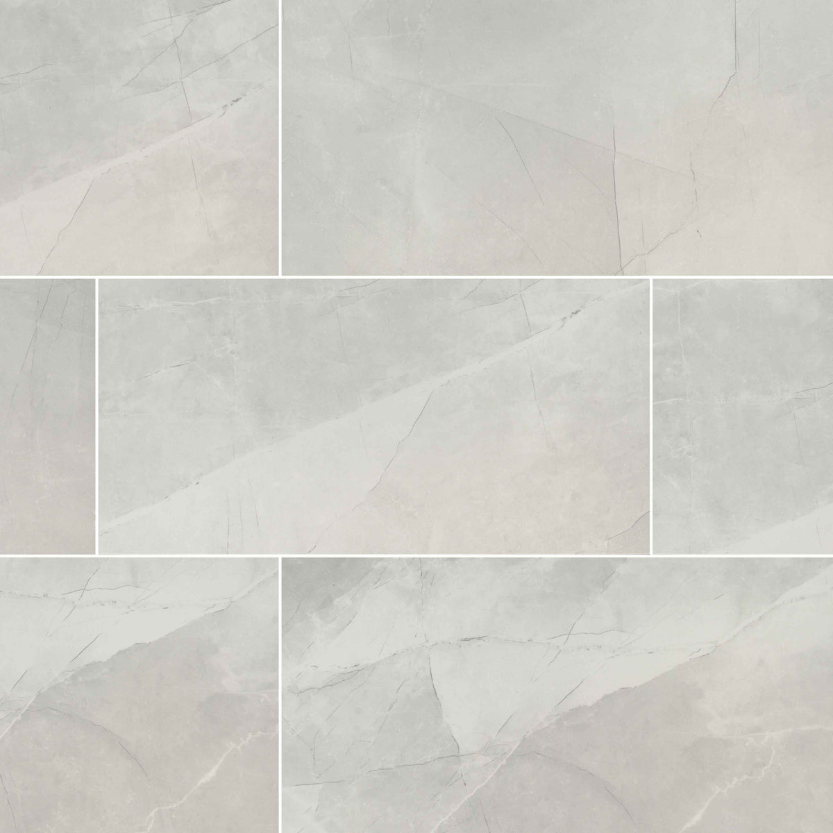 Ivory 12 X 24 Polished Porcelain Tile W999