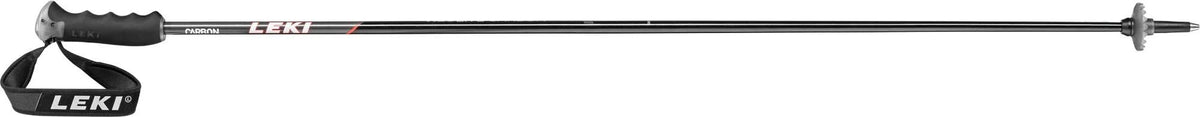 Black/White/Neon Red Carbon Ski Poles N2999