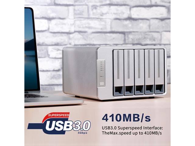 5-Bay USB3.0 Type C Raid Enclosure K377359